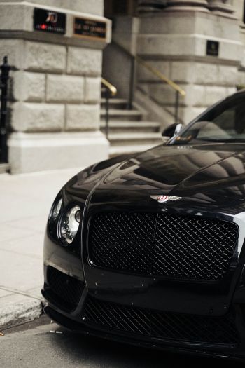 Обои 640x960 черный Bentley