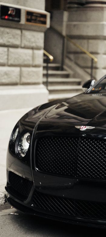 Обои 1080x2400 черный Bentley