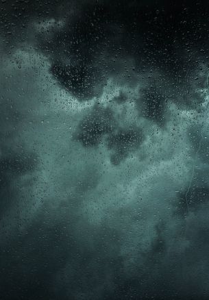 rain, clouds, bad weather Wallpaper 1640x2360