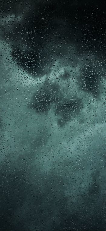 rain, clouds, bad weather Wallpaper 1080x2340