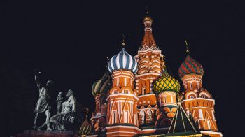 St. Basil's Cathedral, Moscow, Russia Wallpaper 1600x900