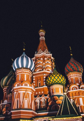 St. Basil's Cathedral, Moscow, Russia Wallpaper 1640x2360