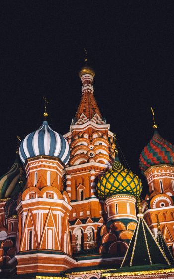 St. Basil's Cathedral, Moscow, Russia Wallpaper 800x1280