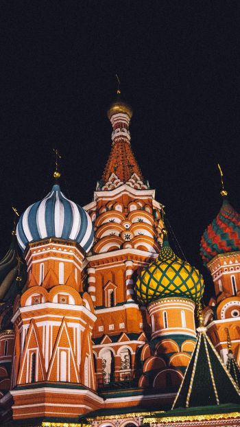 St. Basil's Cathedral, Moscow, Russia Wallpaper 720x1280