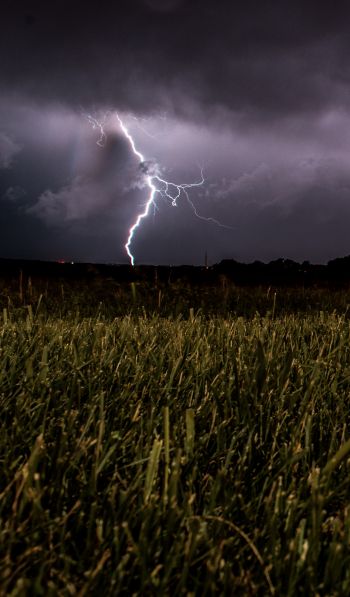 bad weather, clouds, lightning Wallpaper 600x1024