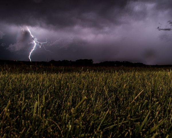 bad weather, clouds, lightning Wallpaper 1280x1024