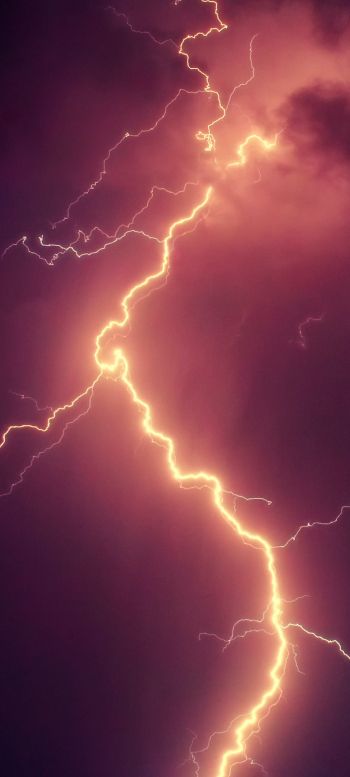 thunderstorm, lightning, bad weather Wallpaper 720x1600