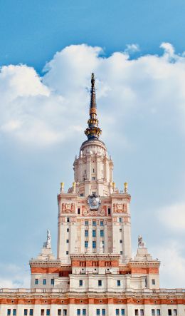 Обои 600x1024 МГУ, Москва, Россия