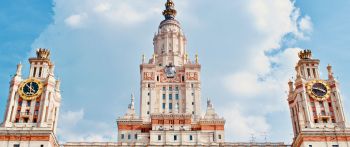 Moscow State University, Moscow, Russia Wallpaper 2560x1080