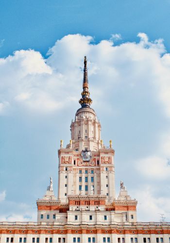Moscow State University, Moscow, Russia Wallpaper 1668x2388