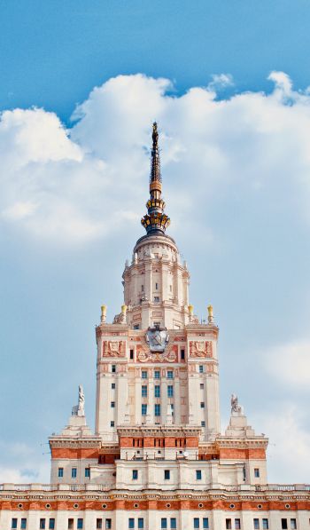 Moscow State University, Moscow, Russia Wallpaper 600x1024