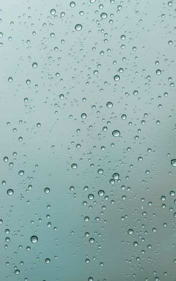 raindrops on glass Wallpaper 1600x2560