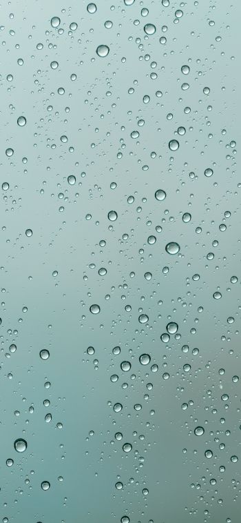 raindrops on glass Wallpaper 1080x2340