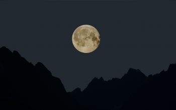 moon, night, black Wallpaper 2560x1600