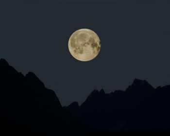 moon, night, black Wallpaper 1280x1024