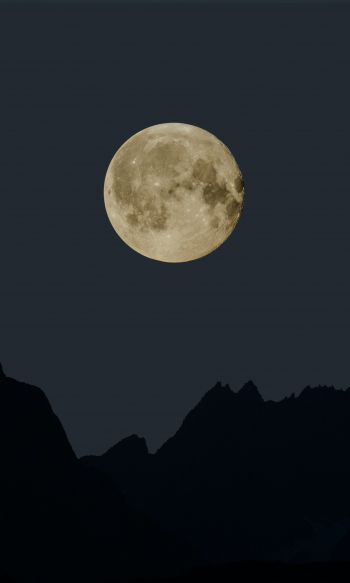 moon, night, black Wallpaper 1200x2000