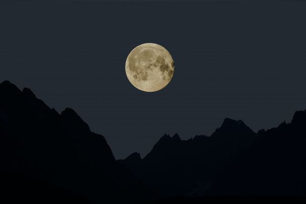 moon, night, black Wallpaper 7952x5304