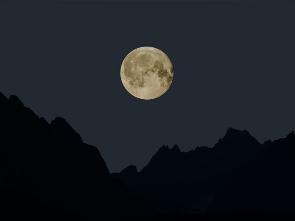 moon, night, black Wallpaper 1024x768