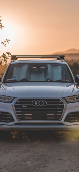 Audi R8, suv, sunset Wallpaper 1080x2340