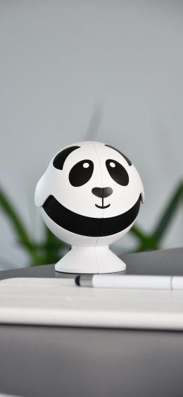 panda, minimalism Wallpaper 1080x2340