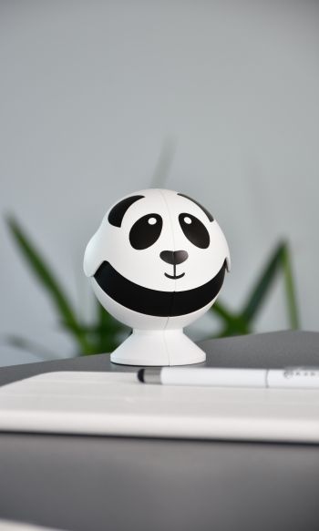panda, minimalism Wallpaper 1200x2000