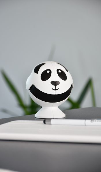 panda, minimalism Wallpaper 600x1024