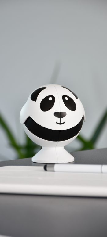panda, minimalism Wallpaper 1080x2400