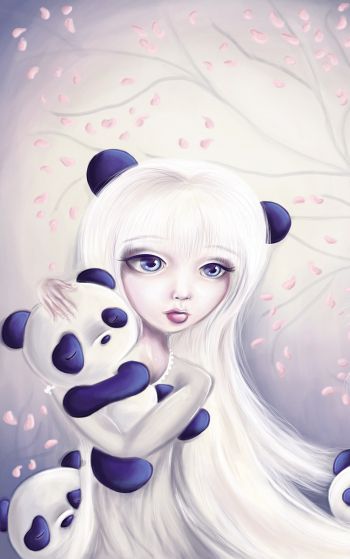 panda, cute Wallpaper 1752x2800