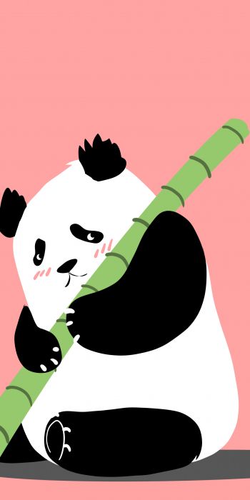 panda, bear, pink Wallpaper 720x1440