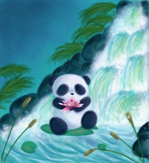 panda, figure Wallpaper 2500x2751