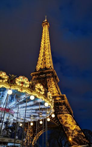 Eiffel Tower, Paris, France Wallpaper 800x1280