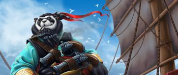 panda, World of Warcraft Wallpaper 2560x1080