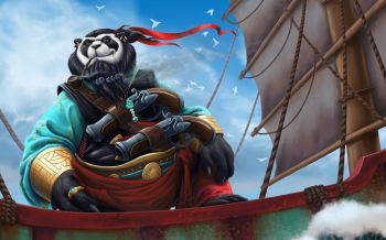panda, World of Warcraft Wallpaper 2560x1600