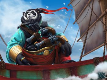 panda, World of Warcraft Wallpaper 1024x768