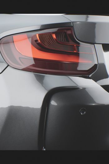 BMW M2, sports car, gray Wallpaper 640x960