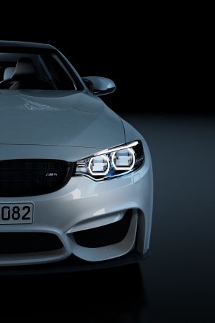 BMW M4, sports car Wallpaper 640x960