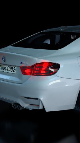 Обои 640x1136 BMW M4, спортивная машина