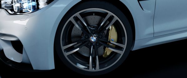 BMW M4, sports car Wallpaper 3440x1440