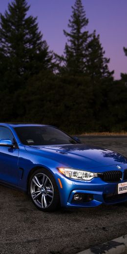 BMW, sports car, blue Wallpaper 720x1440