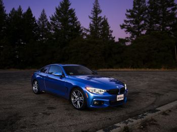 BMW, sports car, blue Wallpaper 1024x768