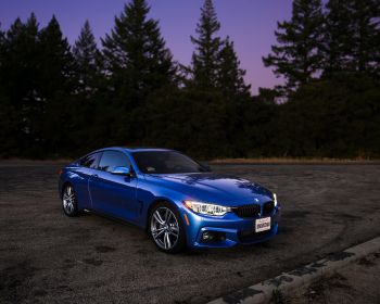 BMW, sports car, blue Wallpaper 1280x1024
