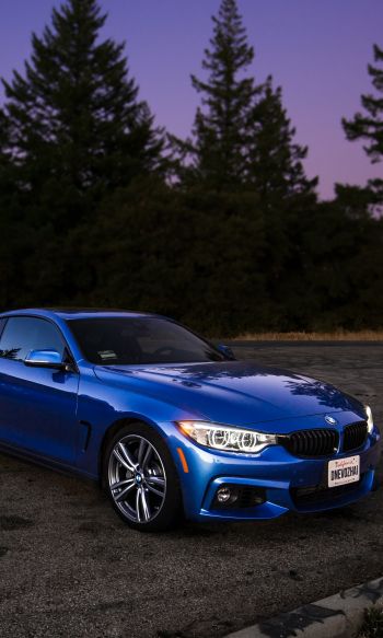BMW, sports car, blue Wallpaper 1200x2000