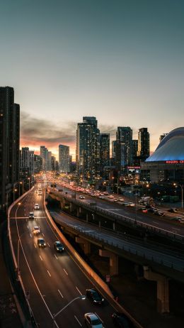 Toronto, Canada, metropolis Wallpaper 750x1334