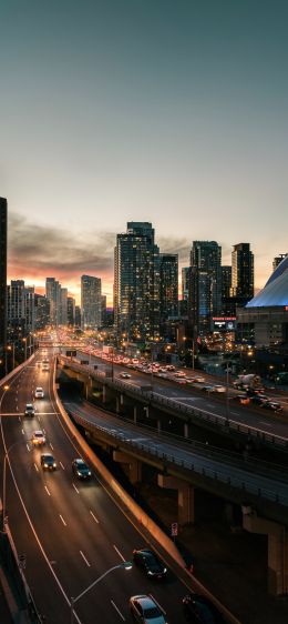 Toronto, Canada, metropolis Wallpaper 1170x2532