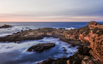 Point Lobos, sea, shore Wallpaper 2560x1600