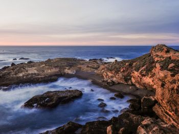 Point Lobos, sea, shore Wallpaper 1024x768