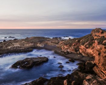 Point Lobos, sea, shore Wallpaper 1280x1024
