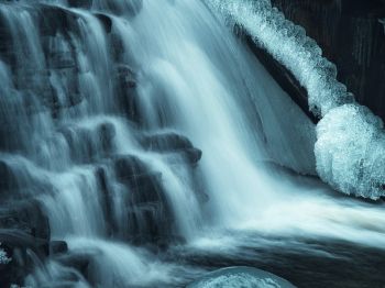 waterfall, river, dark Wallpaper 1024x768