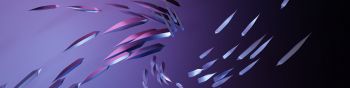 abstraction, purple, background Wallpaper 1590x400