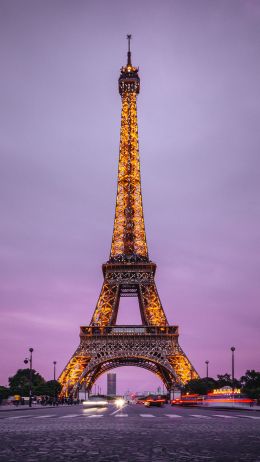 Eiffel Tower, Paris, France Wallpaper 1080x1920